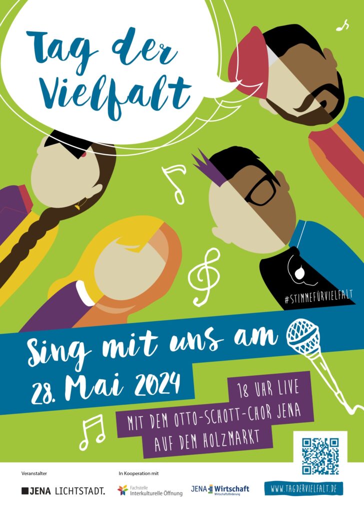 Plakat #StimmeFürVielfalt 2024